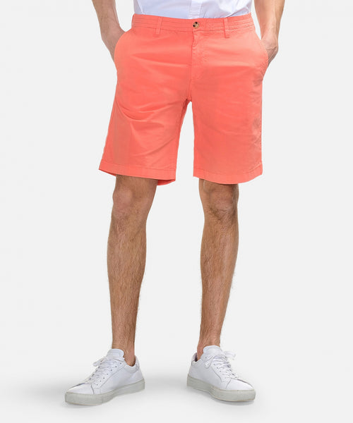 Poplin Shorts | Coral Red