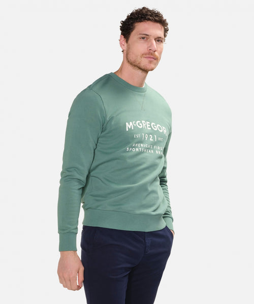 Sweater met ronde hals | Green