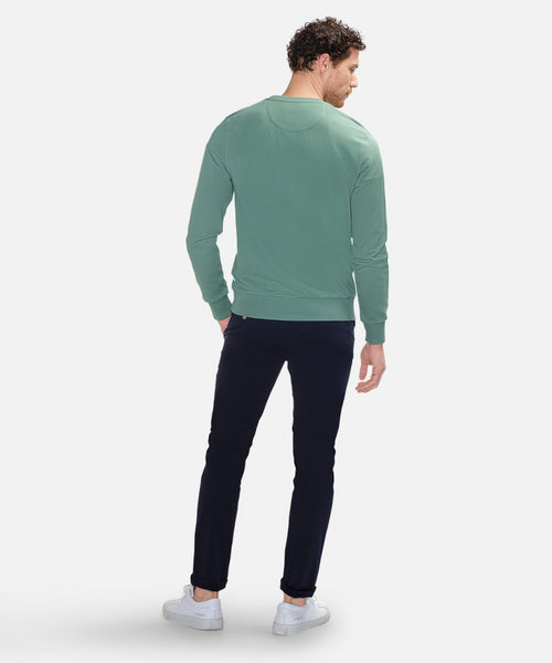 Sweater met ronde hals | Green