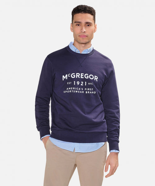 Sweater met ronde hals | Navy