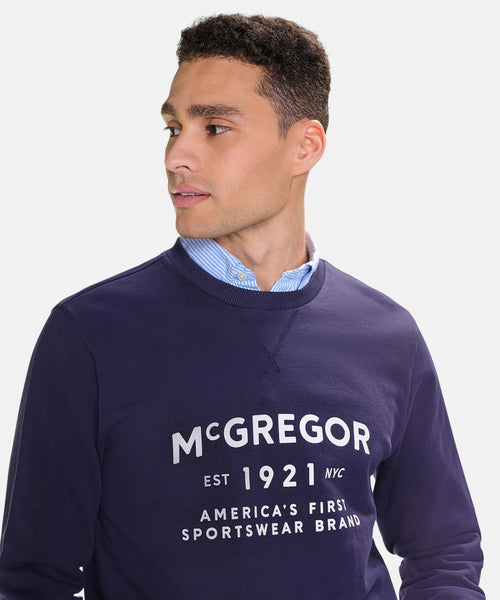 Sweater met ronde hals | Navy