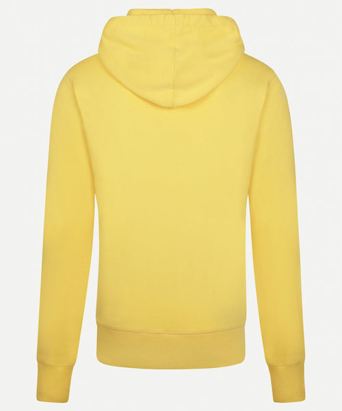 Hoodie with lettering | Light Yellow