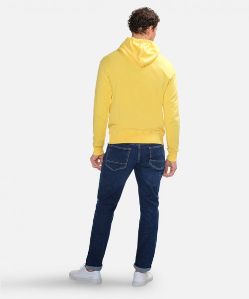 Hoodie with lettering | Light Yellow