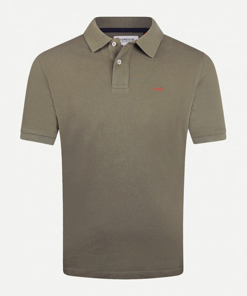 Klassieke polo regular fit | Olive