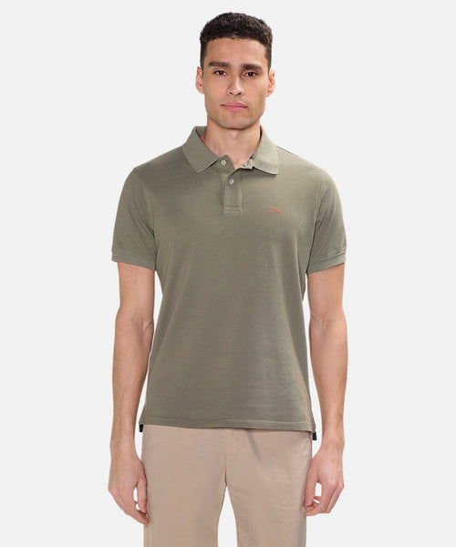 Klassieke polo regular fit | Olive