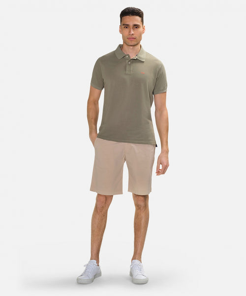 Klassieke polo regular fit | Olive