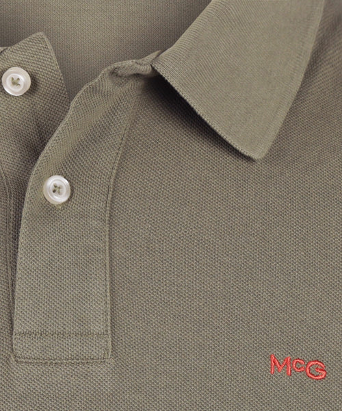 Klassieke polo regular fit | Olive