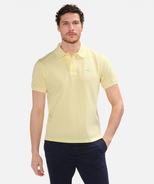 Klassieke polo regular fit | Yellow