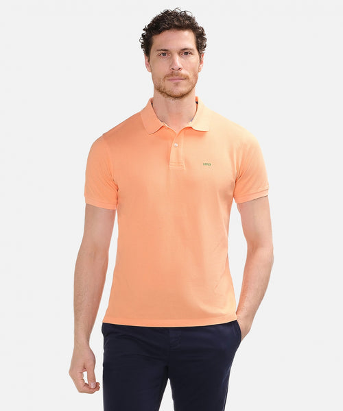 Klassieke polo regular fit | Orange