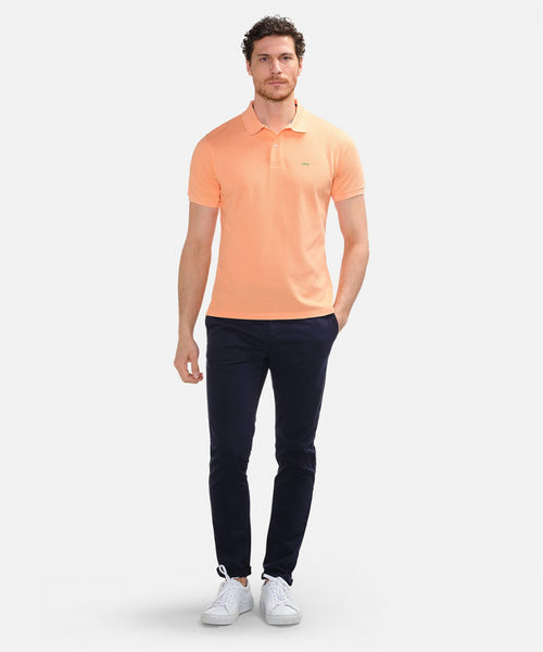 Klassieke polo regular fit | Orange