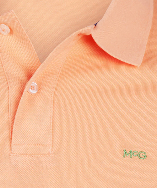 Klassieke polo regular fit | Orange