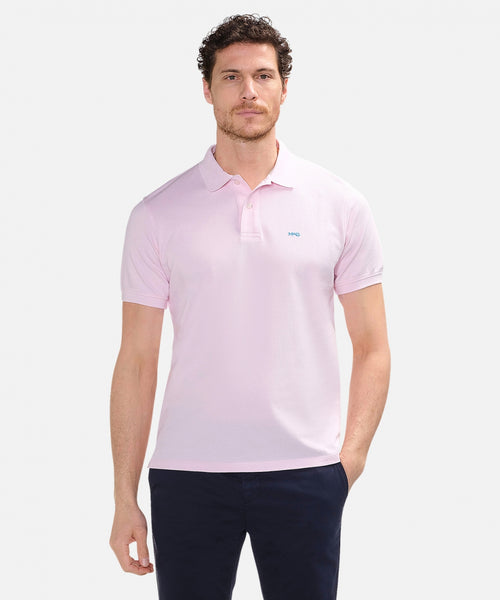 Klassieke polo regular fit | Pink