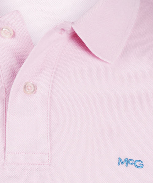 Klassieke polo regular fit | Pink