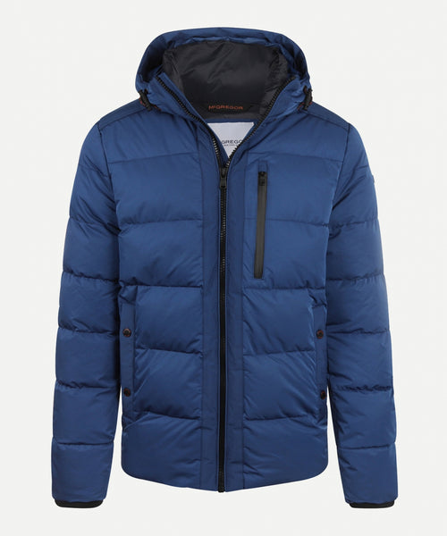 Padded jacket with hood | Navy