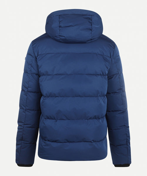 Padded jacket with hood | Navy