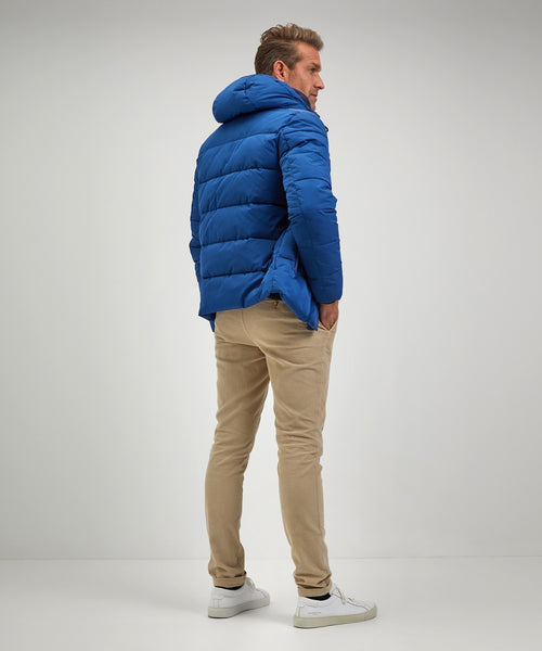 Padded jacket with hood | Navy