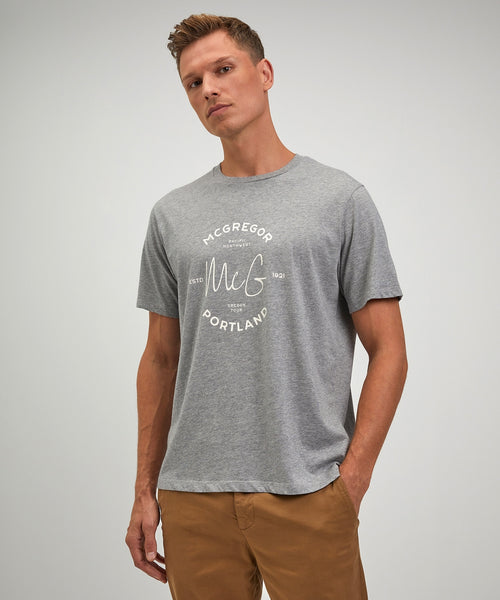 T-shirt Portland | Medium Gray Melange