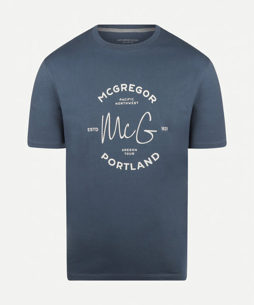 T-shirt Portland | Medium Blue