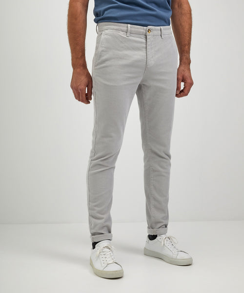 Chino corduroy slim fit | Light Grey