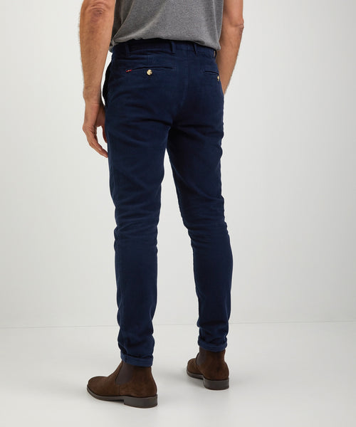 Chino corduroy slim fit | Navy