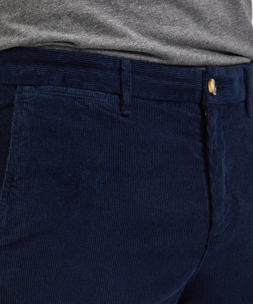 Chino corduroy slim fit | Navy