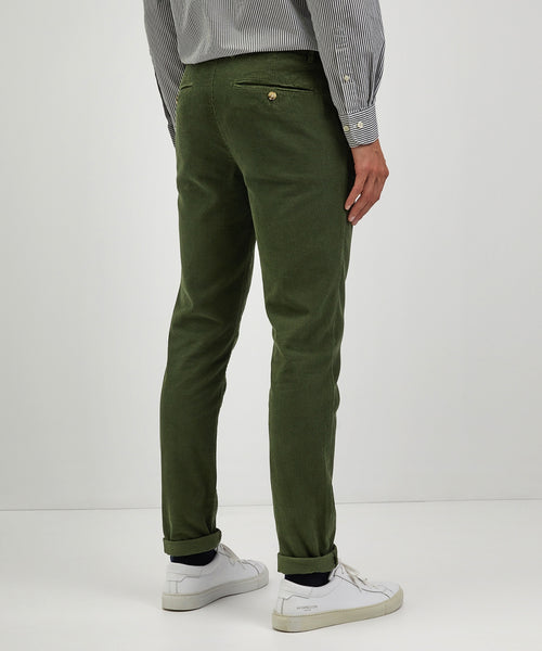 Chino corduroy slim fit | PineGreen