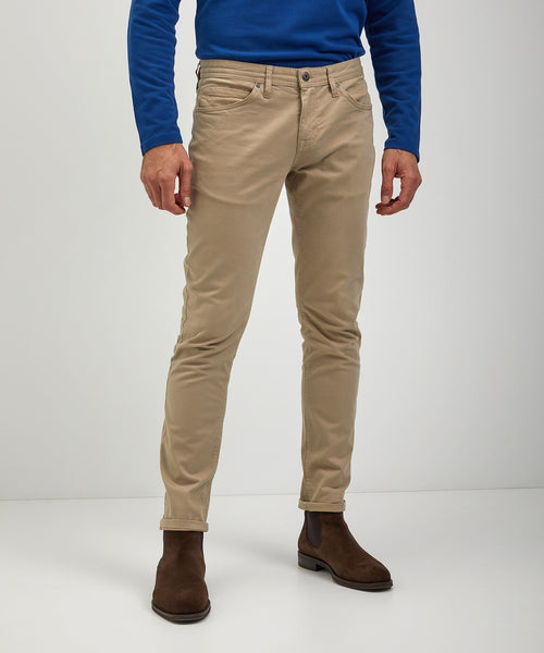 5 Pocket Trousers Slim Fit | Beige