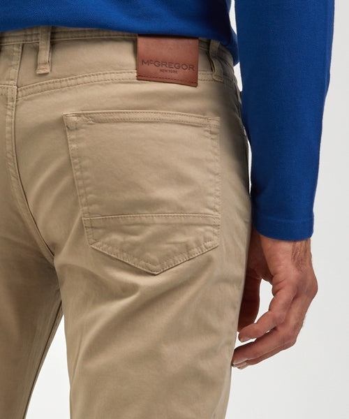 5 Pocket Trousers Slim Fit | Beige