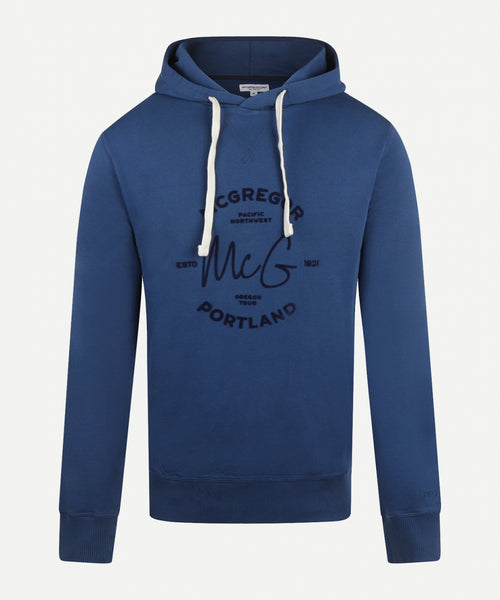 Hoodie with graphic | Navy