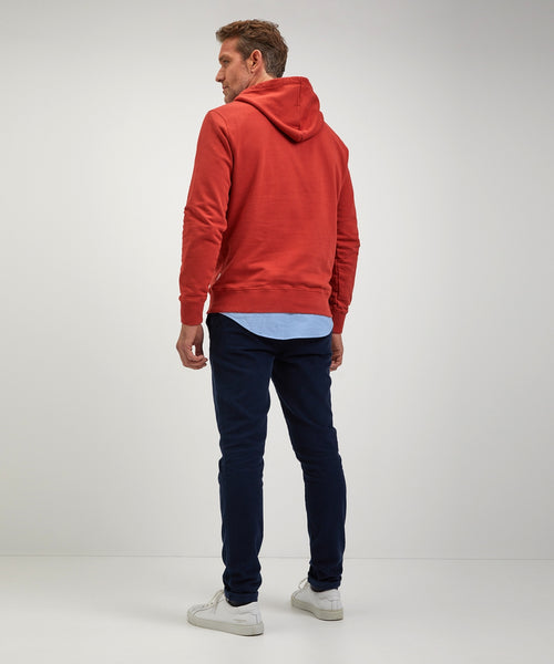 Hoodie met graphic | Rusty Red