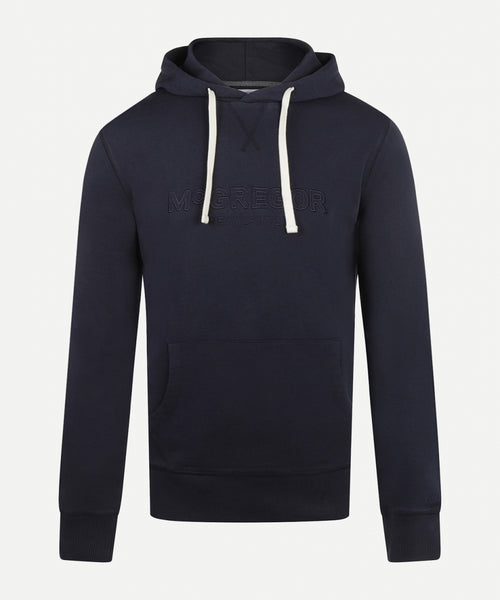 Hoodie with logo graphic | Navy