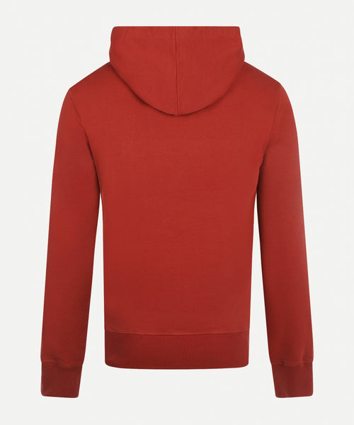 Hoodie with logo graphic | Rusty Red