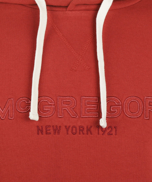 Hoodie with logo graphic | Rusty Red