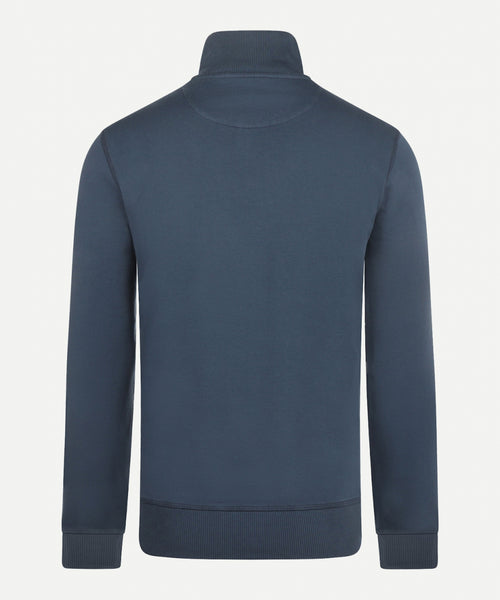 Half Zip Sweater | Medium Blue