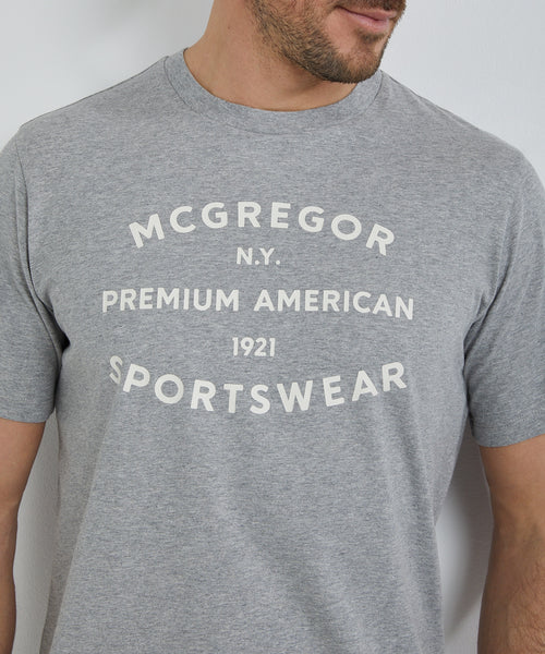 T-Shirt Premium | Medium Gray Melange