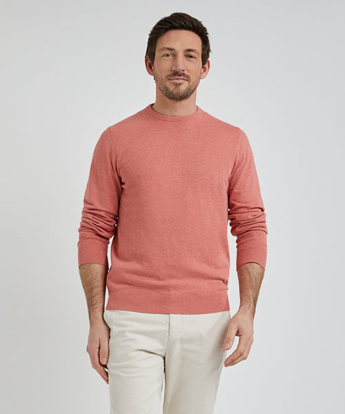 Crew Neck Sweater with Logo | Terra