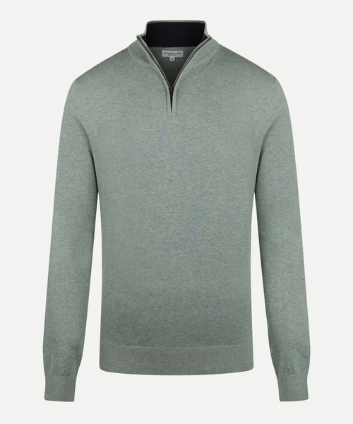 Half Zip Sweater | Sage