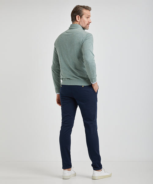 Half Zip Sweater | Sage