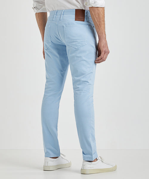 5 Pocket Trousers Slim Fit | Light Blue