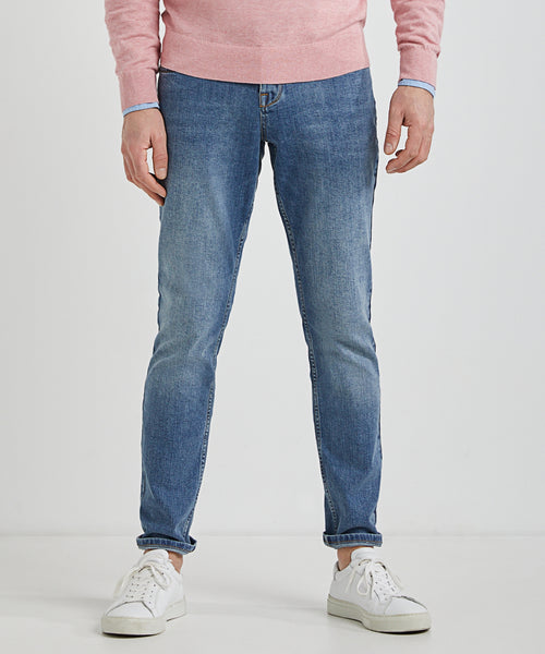 Jeans Medium Blue Slim Fit | Medium Blue Denim