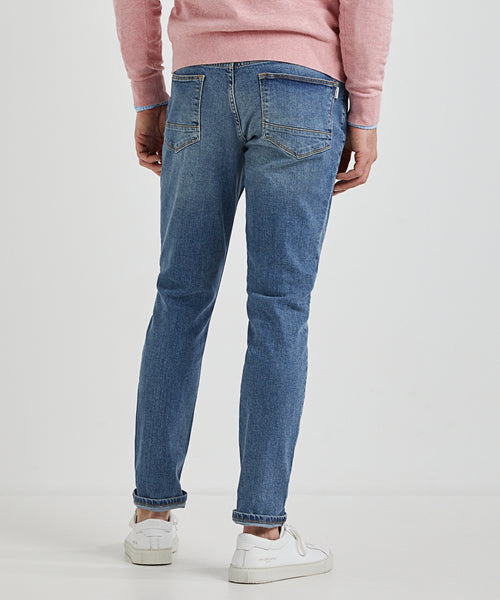 Jeans Medium Blue Slim Fit | Medium Blue Denim