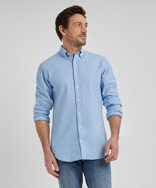 Overhemd Stretch Oxford | Light Blue