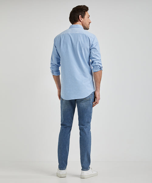 Overhemd Stretch Oxford | Light Blue