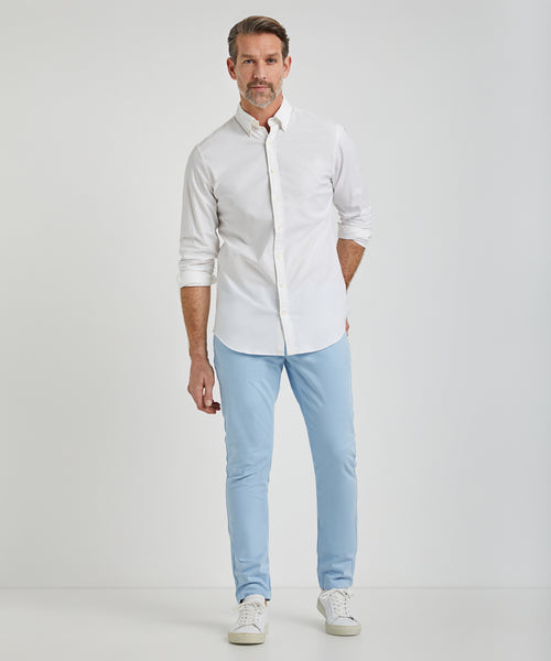 Overhemd Stretch Oxford | White