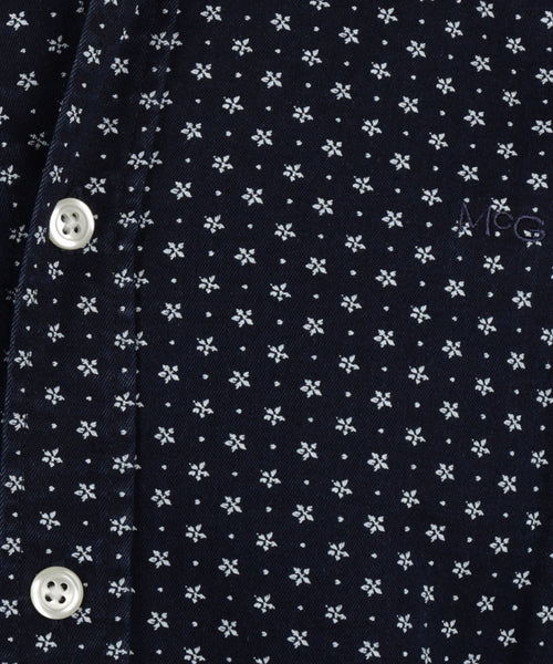 Overhemd Indigo Print | Navy