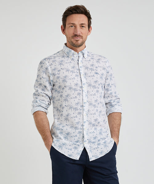 Shirt All-Over Print | White