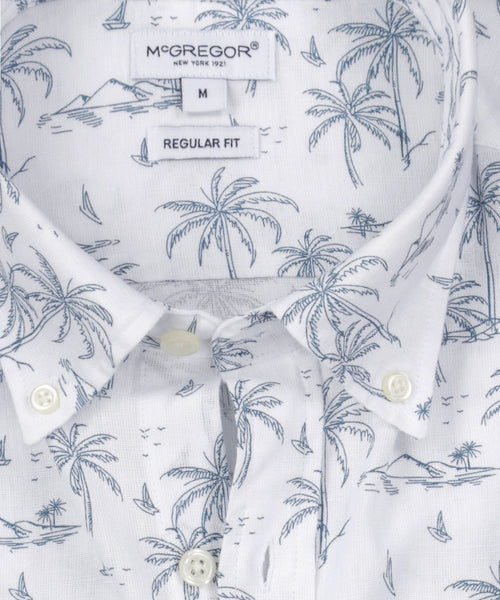 Shirt All-Over Print | White