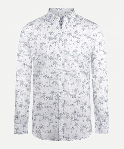 Shirt All-Over Print | White