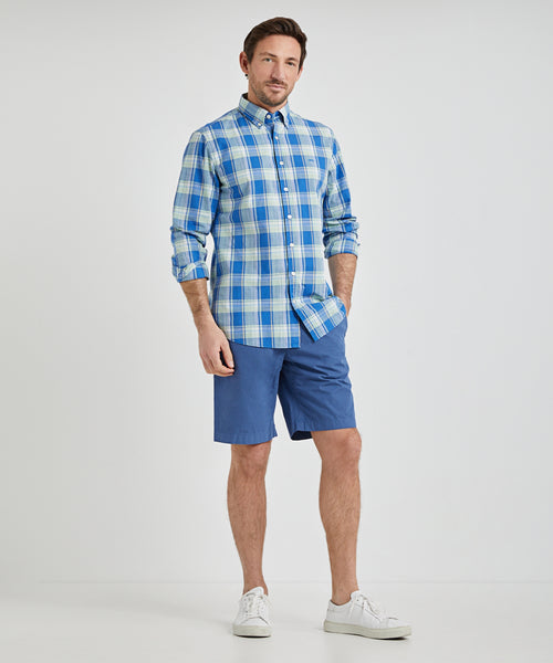 Shorts Poplin | Medium Blue