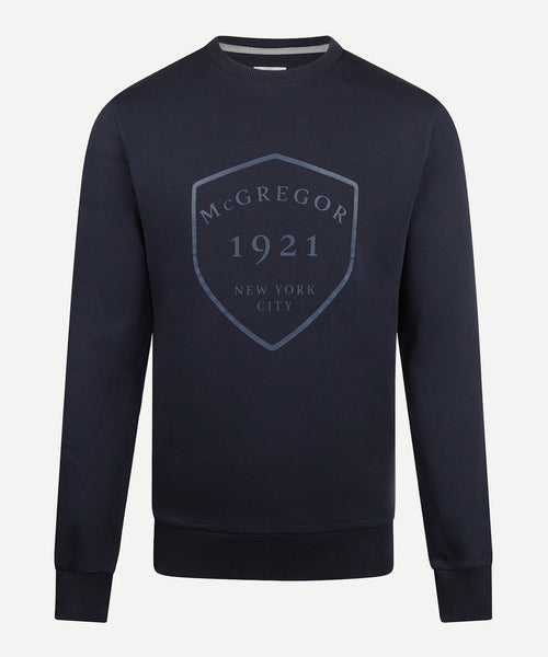 Sweater with Graphic | Navy